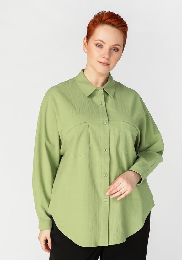 Рубашка с накладными карманами шир.  580, рис. 1