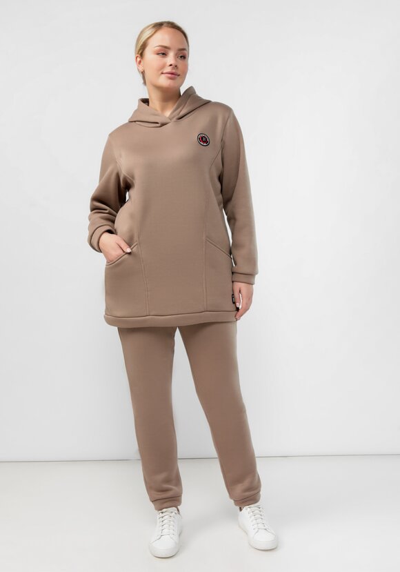 Толстовка удлиненная с капюшоном шир.  580, рис. 15