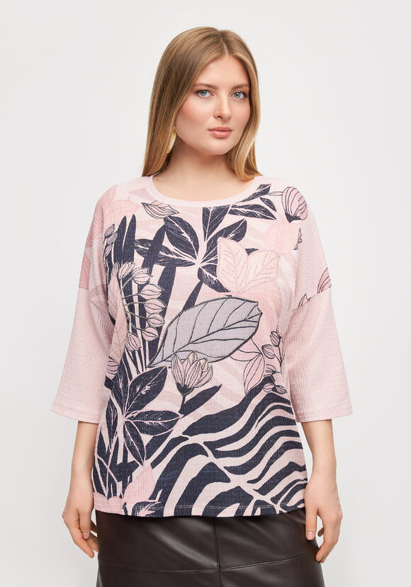 Блуза с цветочным принтом Амелия шир.  580, рис. 10