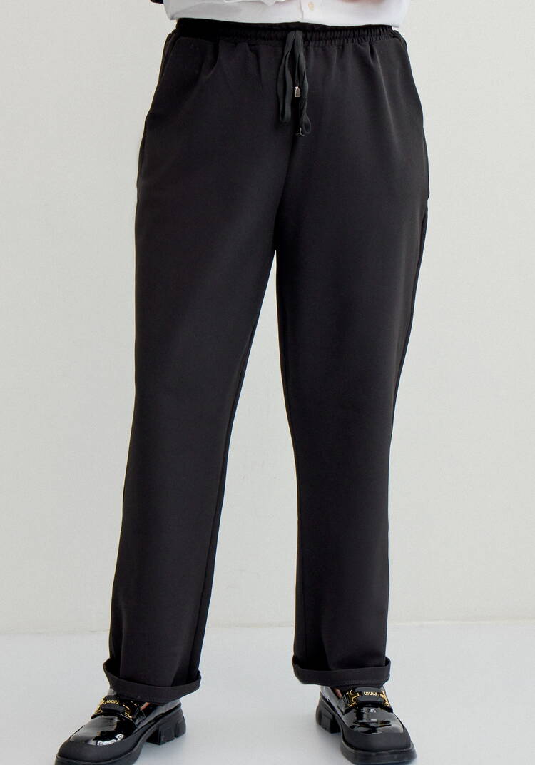 Брюки прямого силуэта зауженные к низу шир.  750, рис. 4