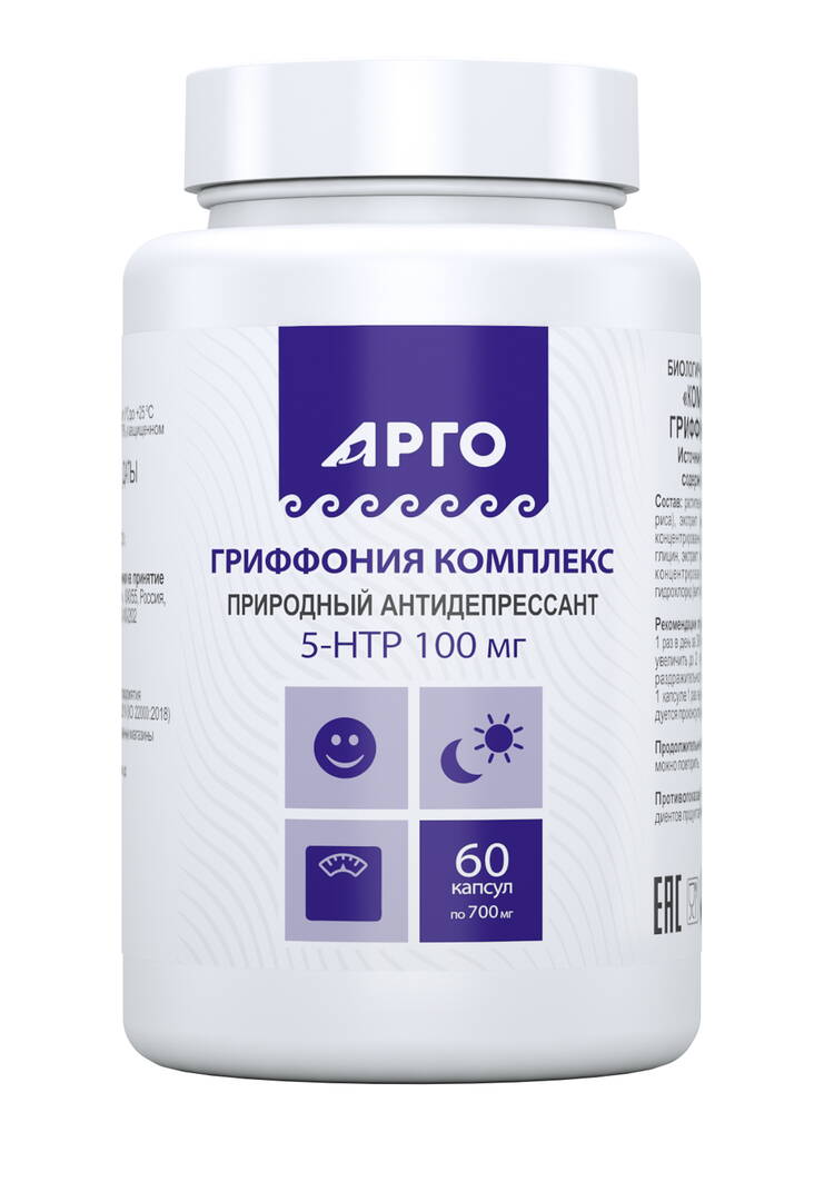 Комплекс с экстрактом гриффонии простолистной шир.  750, рис. 1