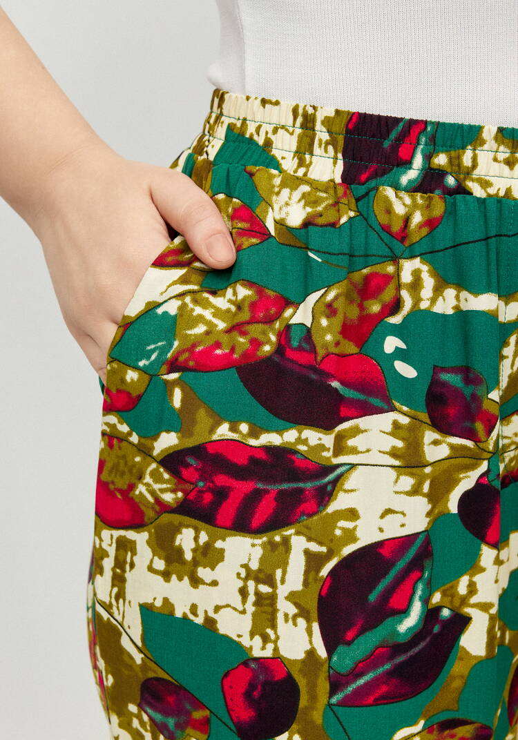 Брюки Калейдоскоп лепестков шир.  750, рис. 5