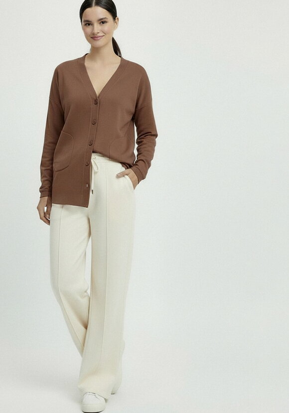 Кардиган на пуговицах утепленный шир.  580, рис. 11