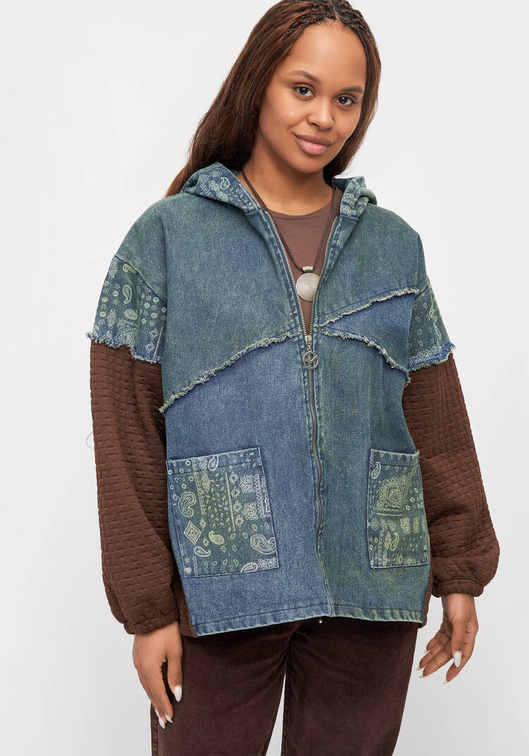 Джинсовая куртка Бархат сумерек шир.  750, рис. 1