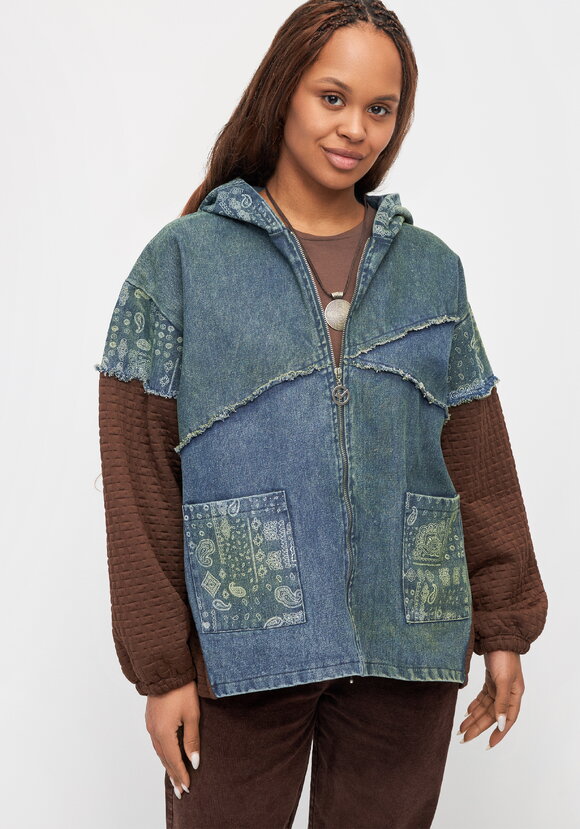 Джинсовая куртка Бархат сумерек шир.  580, рис. 1