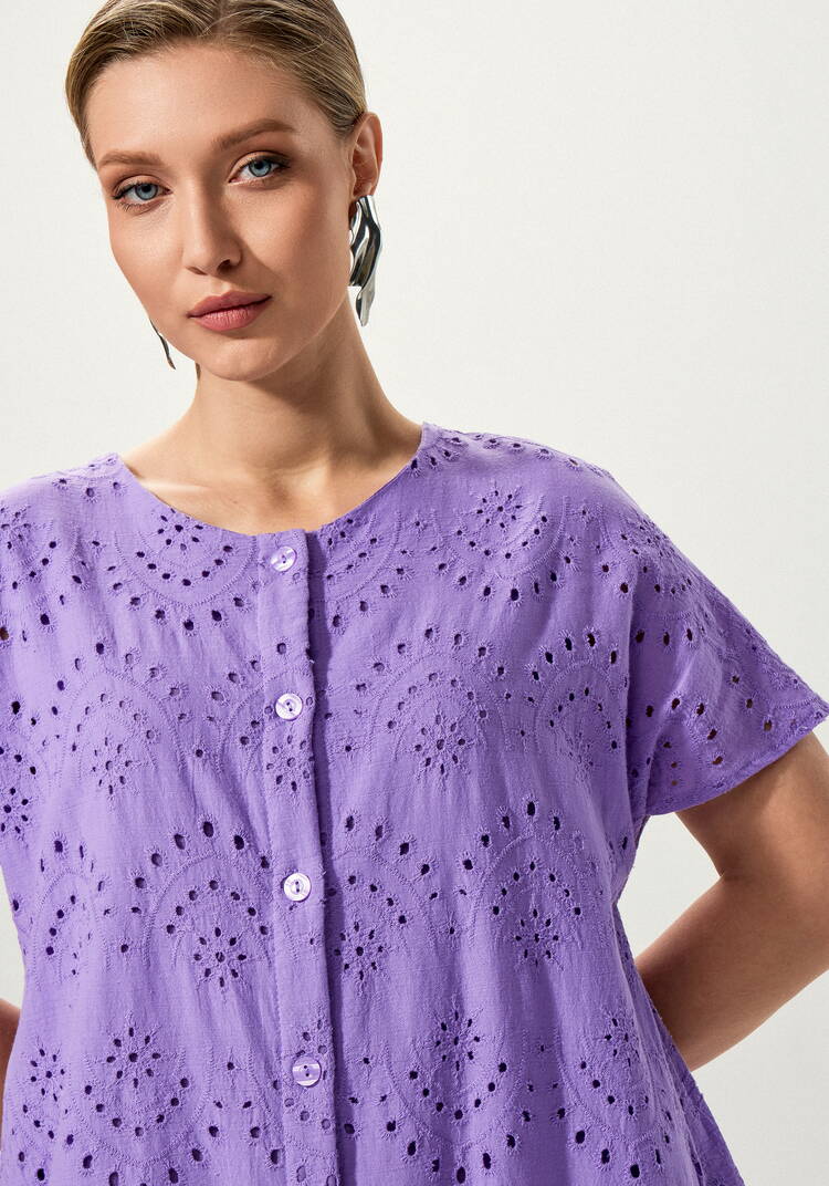 Платье ажурное с цельнокроеным рукавом шир.  750, рис. 21