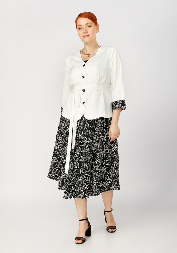 Комплект: пиджак с юбкой шир.  580, рис. 11