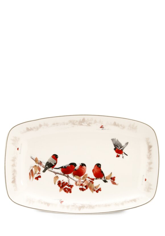 Блюдо сервировочное Снегири шир.  580, рис. 2