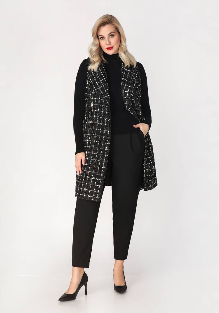 Платье -жилет с английским воротником шир.  750, рис. 5