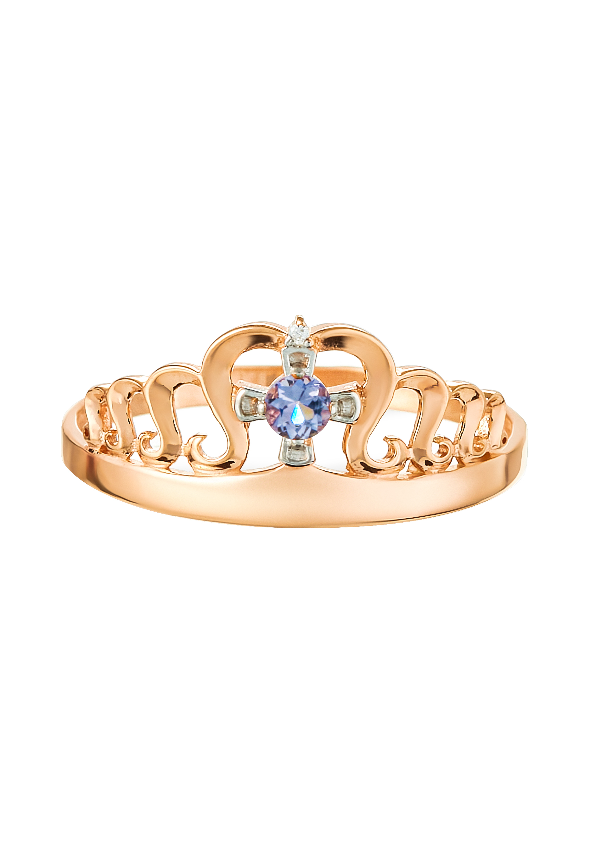 Кольцо серебряное "Благословение" Nouvelle, размер 17, цвет фиолетовый религиозное - фото 4
