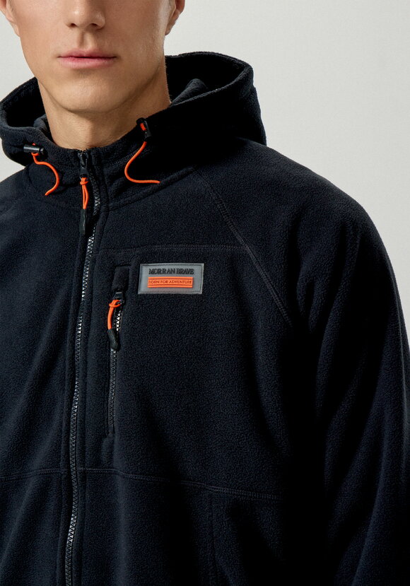 Толстовка с капюшоном и карманами на молнии шир.  580, рис. 13