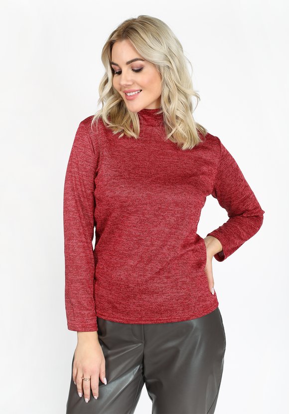 Водолазка с высоким горлом из мягкой ангоры шир.  580, рис. 1