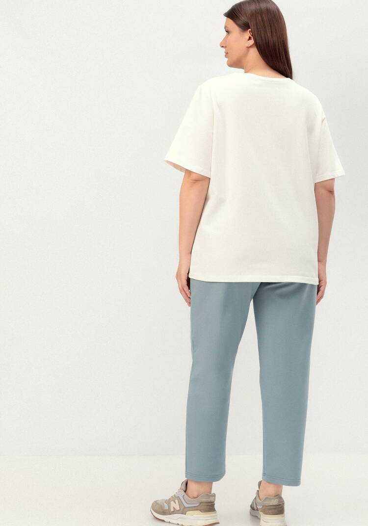 Комплект брючный с принтом на футболке шир.  750, рис. 30