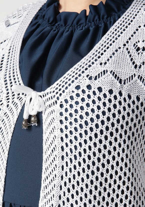 Кардиган Ажурное сочетание шир.  580, рис. 4