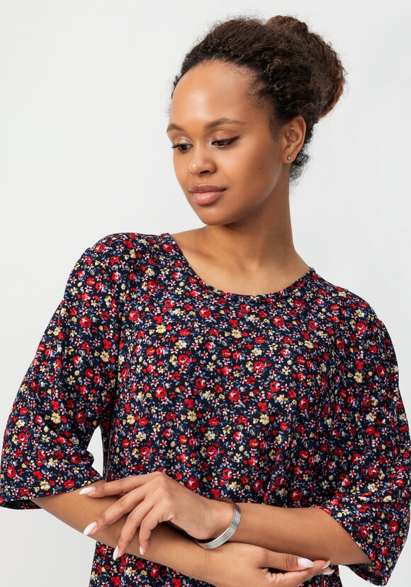 Платье Веточка сакуры шир.  580, рис. 5