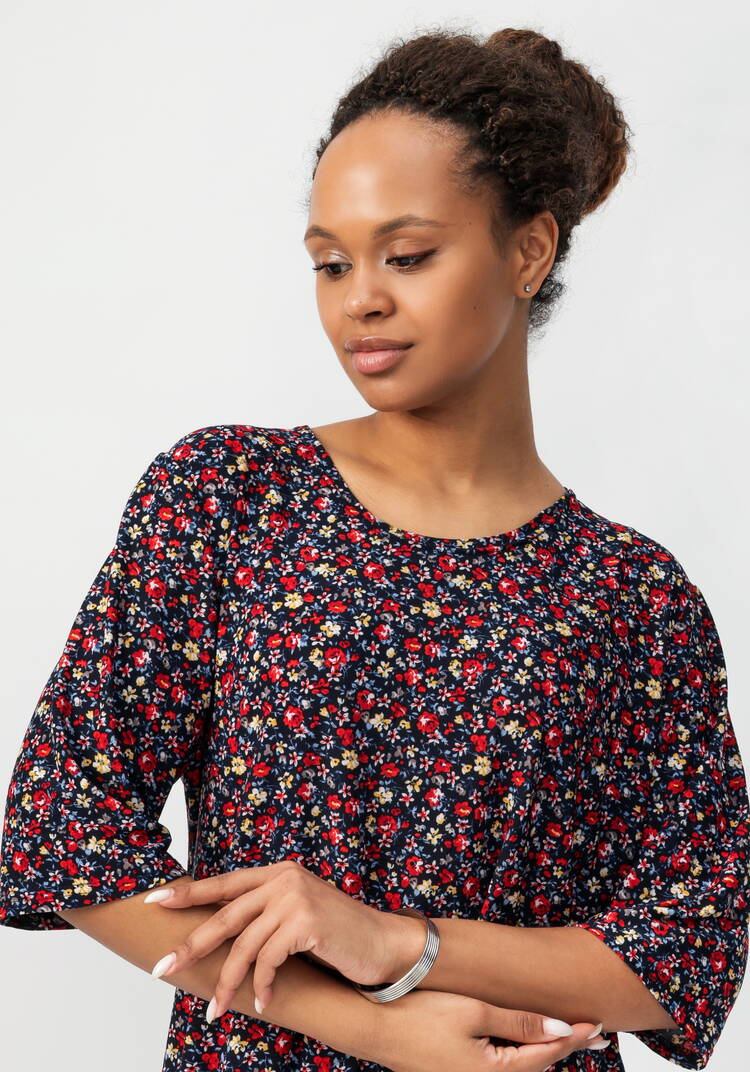 Платье Веточка сакуры шир.  750, рис. 5