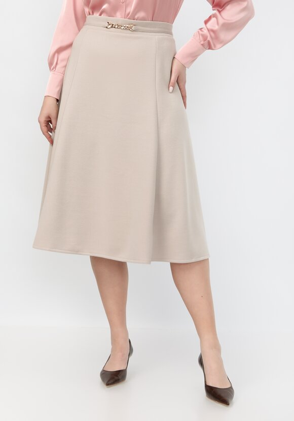 Юбка А-силуэта с защипами шир.  580, рис. 12