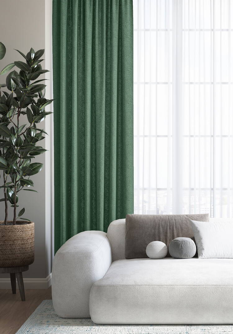 Портьера из рогожки Волшебная ночь шир.  750, рис. 1