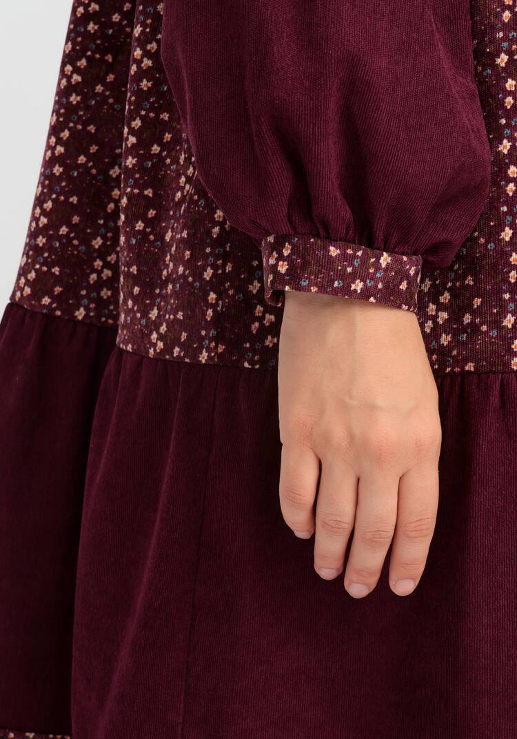 Платье из микровельвета ярусное шир.  750, рис. 6