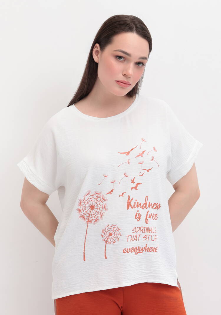Костюм с принтом ромашка шир.  750, рис. 2