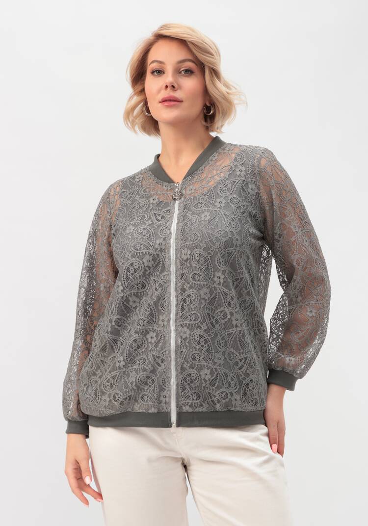 Бомбер кружевной шир.  750, рис. 18