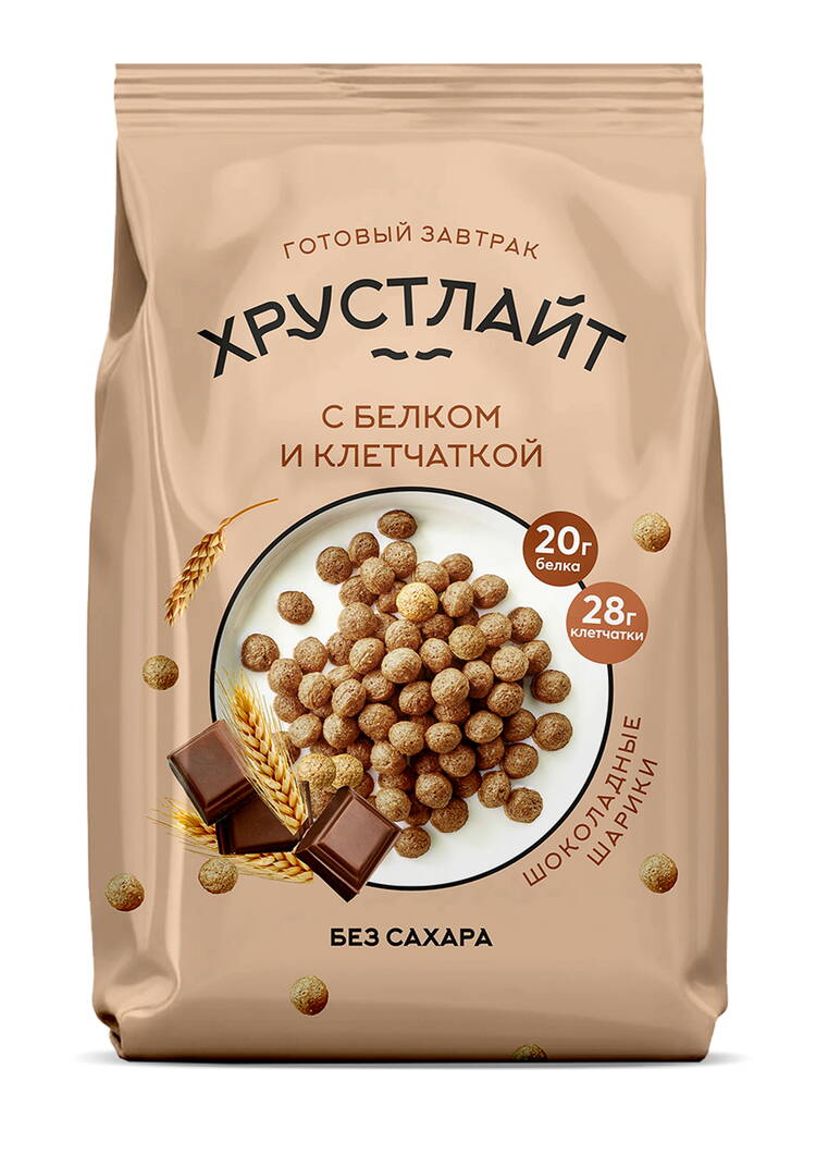 Завтрак Хрустлайт с белком и клетчаткой,3шт шир.  750, рис. 6