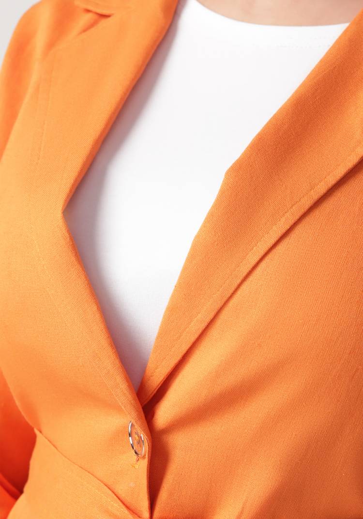 Пиджак с английским воротником и поясом шир.  750, рис. 8