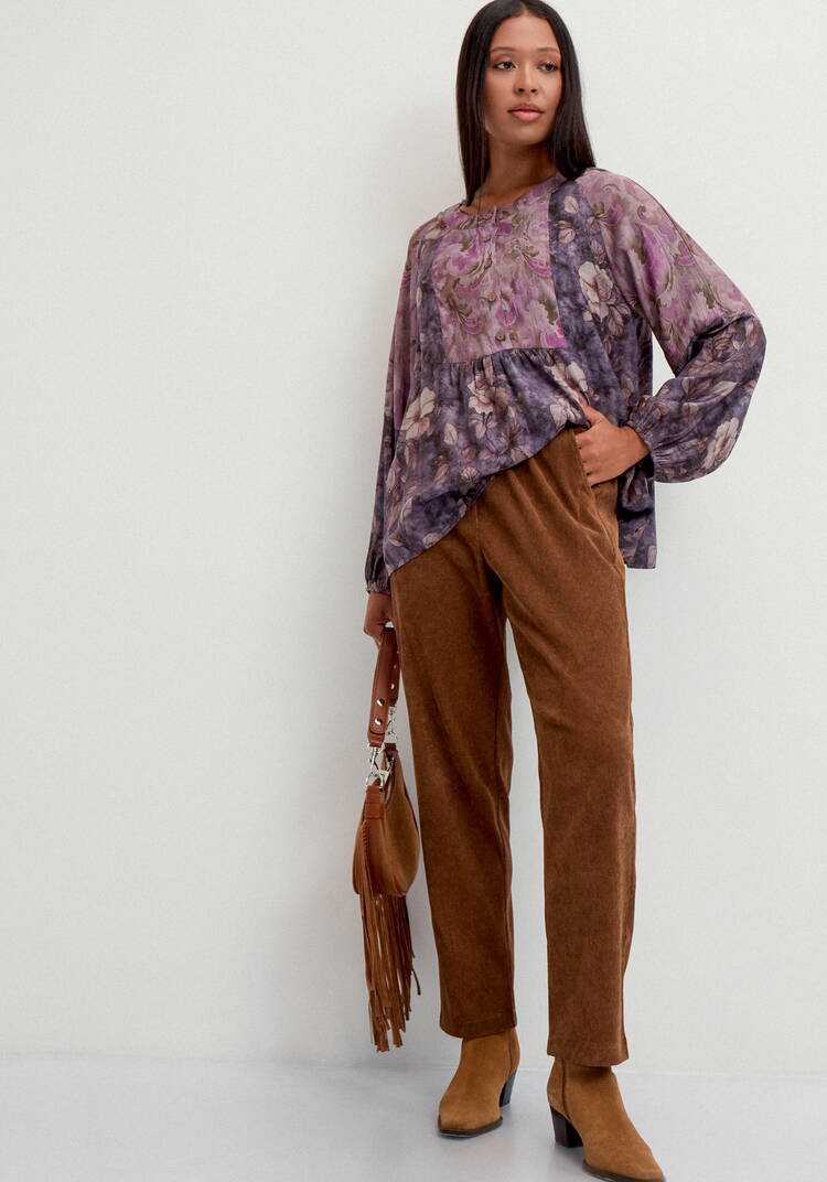 Брюки бананы на резике по поясу шир.  750, рис. 7