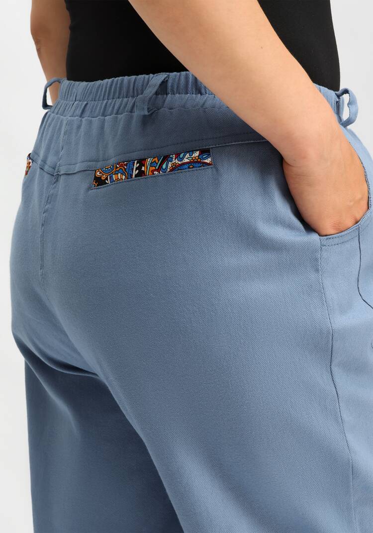 Брюки с контрастной отделкой шир.  750, рис. 14