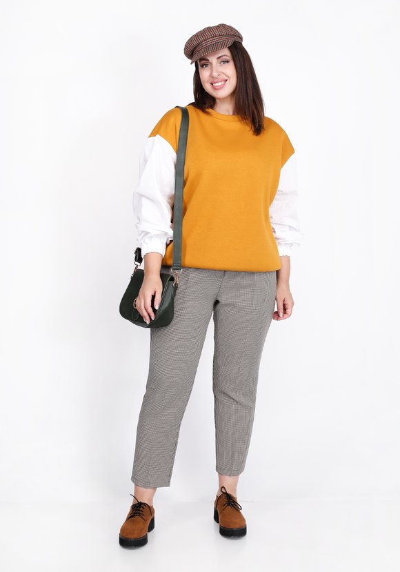 Свитшот комбинированный шир.  580, рис. 1