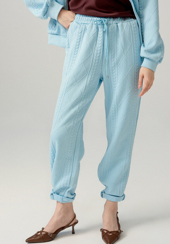 Костюм бомбер и брюки свободного кроя шир.  580, рис. 14