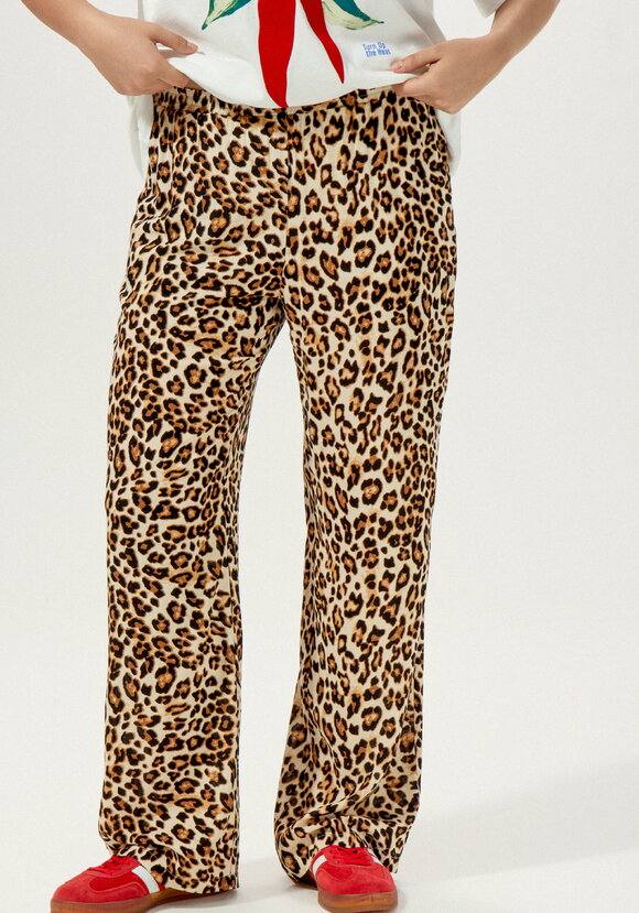 Брюки с анималистичным принтом шир.  580, рис. 4