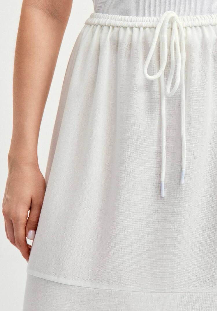 Юбка-годе изо льна шир.  750, рис. 13