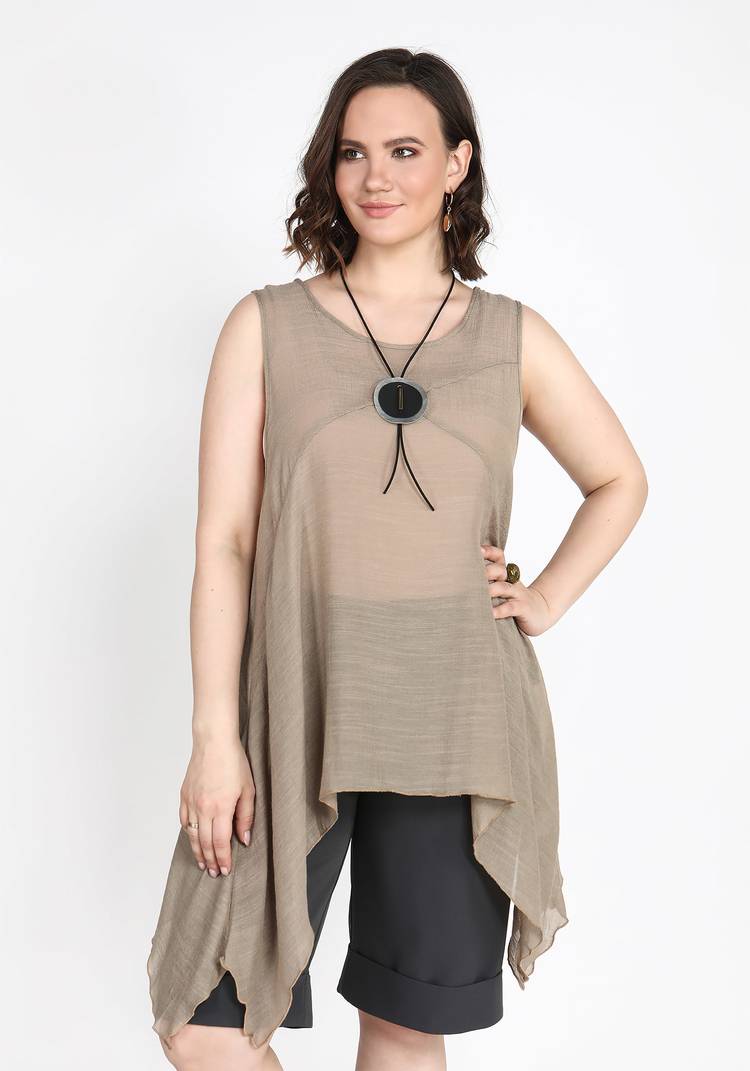 Туника из прозрачной ткани шир.  750, рис. 3