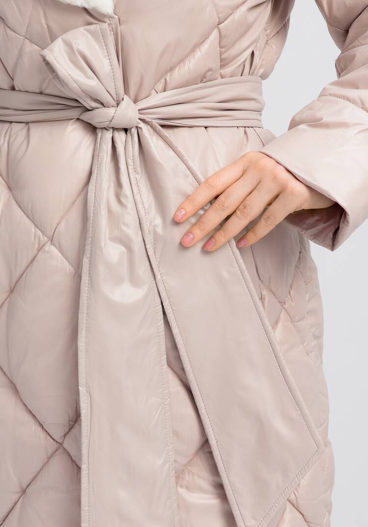 Пуховик со съемным капюшоном Адель шир.  750, рис. 13