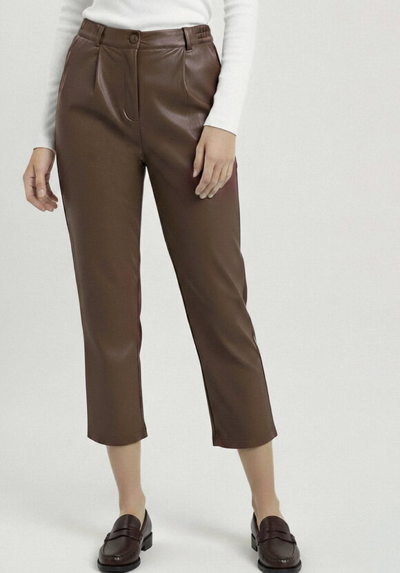 Брюки из эко-кожи Амабель шир.  580, рис. 4