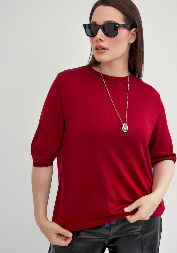 Джемпер с рукавами 3/4 шир.  750, рис. 18