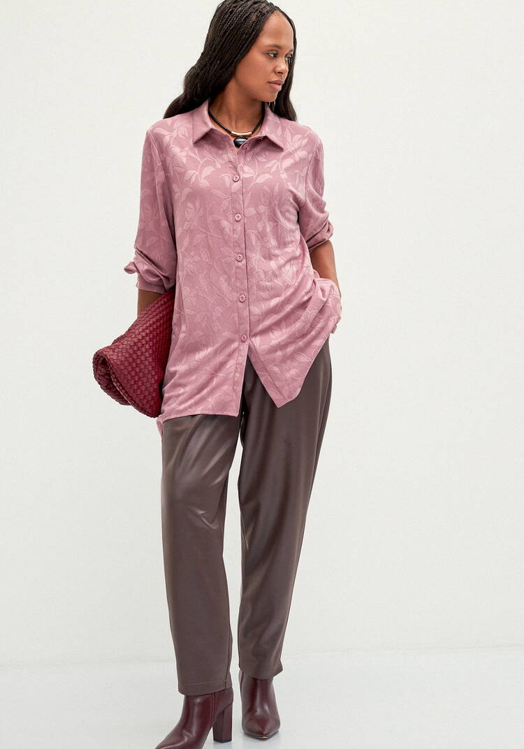 Туника трикотажная с жаккардовым рисунком шир.  750, рис. 10