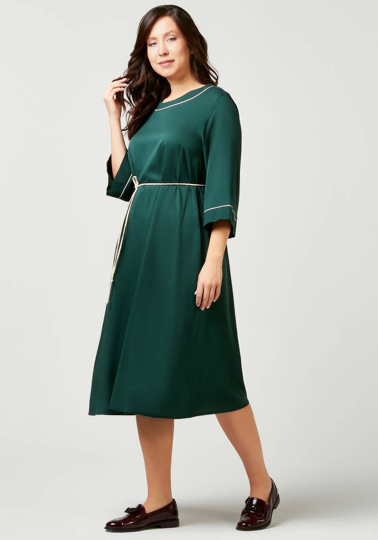 Платье миди с кантом шир.  750, рис. 16