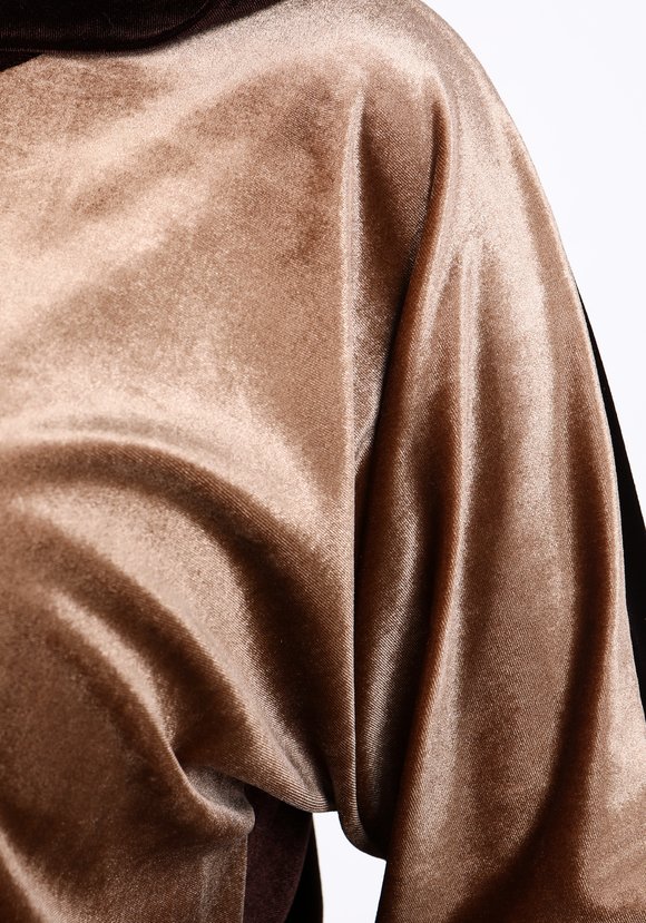 Туника бархатная с капюшоном шир.  580, рис. 9