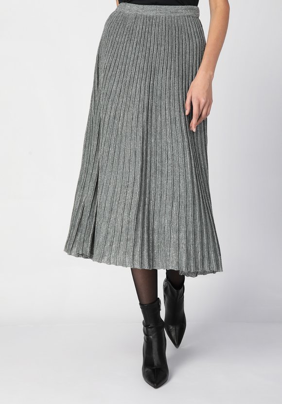 Юбка миди с метанитью шир.  580, рис. 1