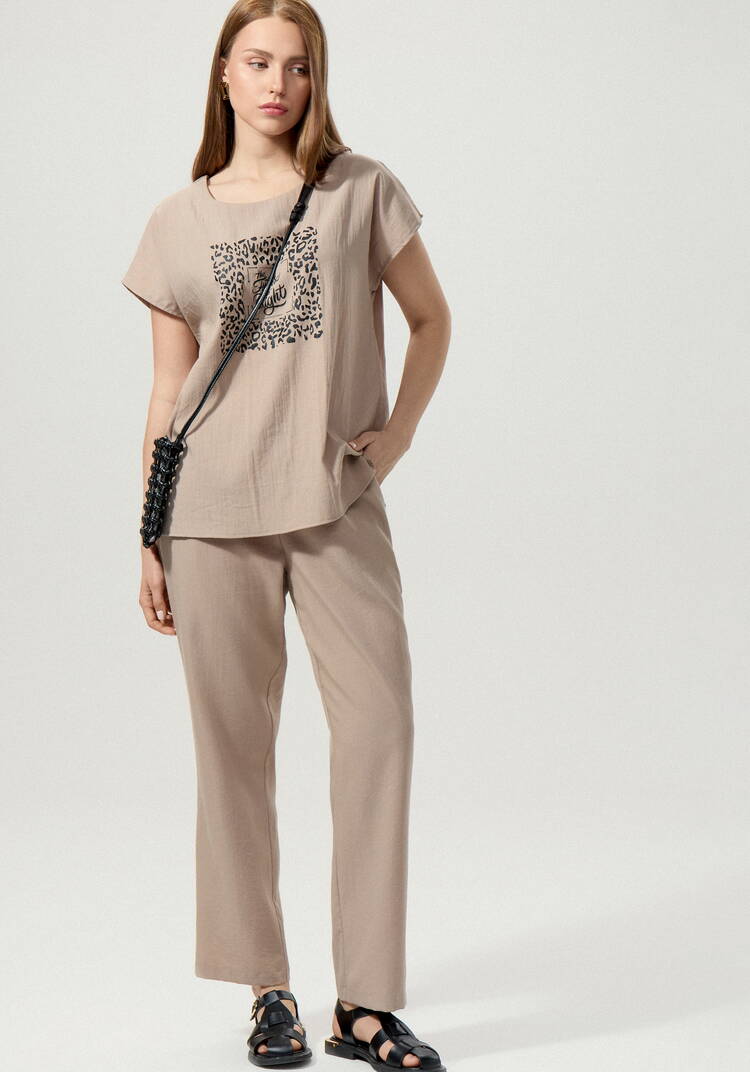 Топ с принтом свободного кроя шир.  750, рис. 18