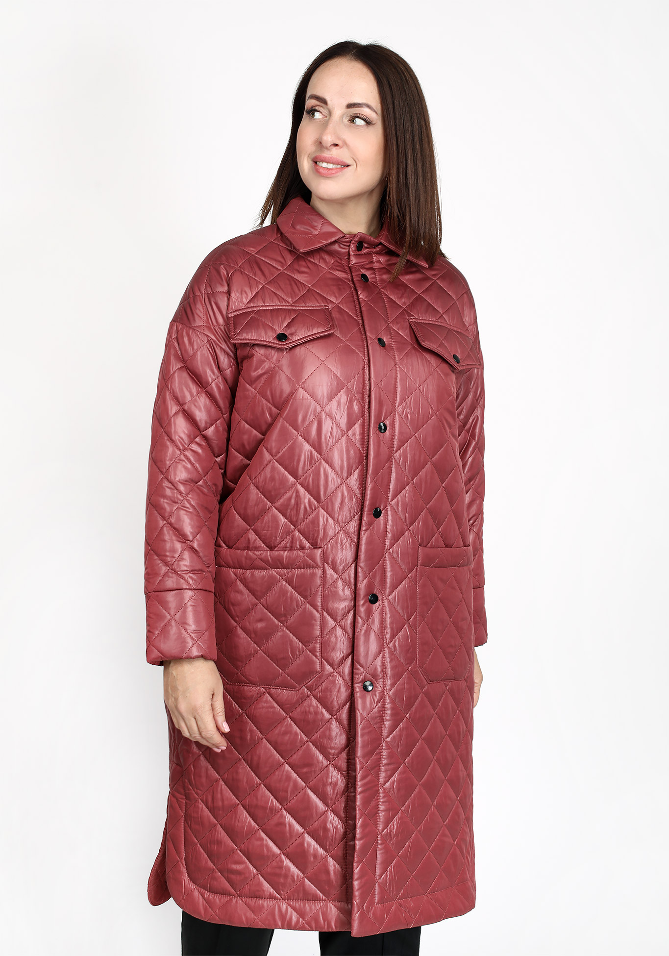 Пальто стеганое