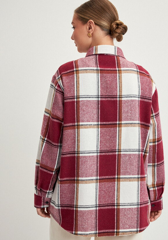 Рубашка фланелевая в клeтку шир.  580, рис. 11