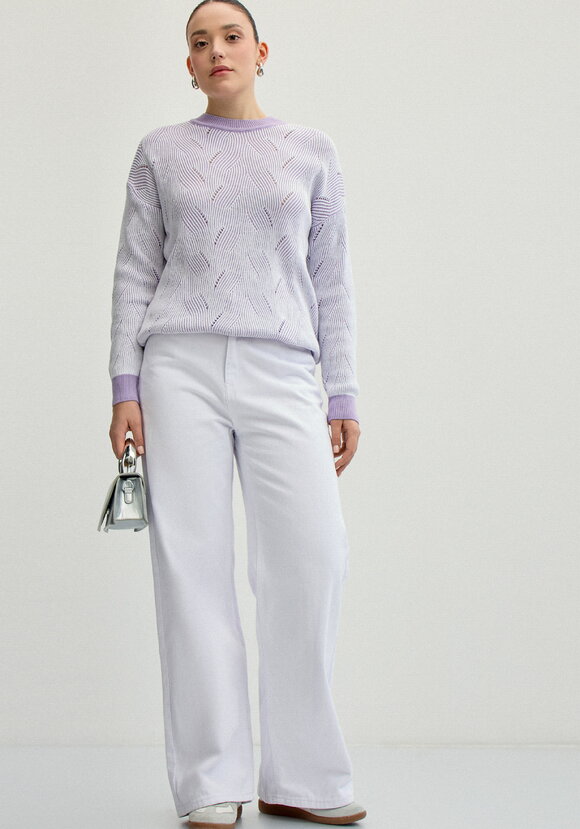 Джемпер с фактурным орнаментом шир.  580, рис. 25