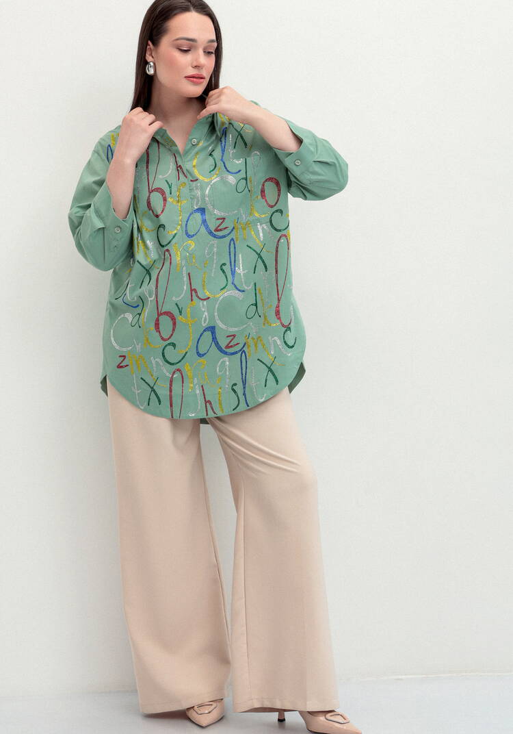 Рубашка Георгина шир.  750, рис. 9