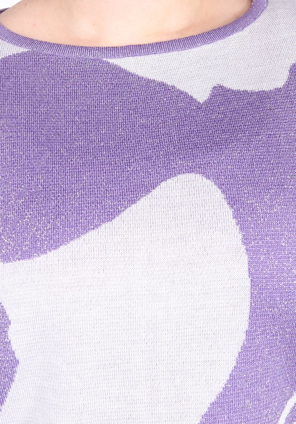 Джемпер с принтом абстракция шир.  580, рис. 18