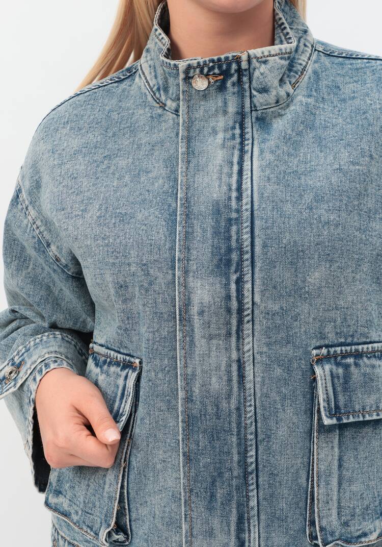 Джинсовая куртка Кейт шир.  750, рис. 10