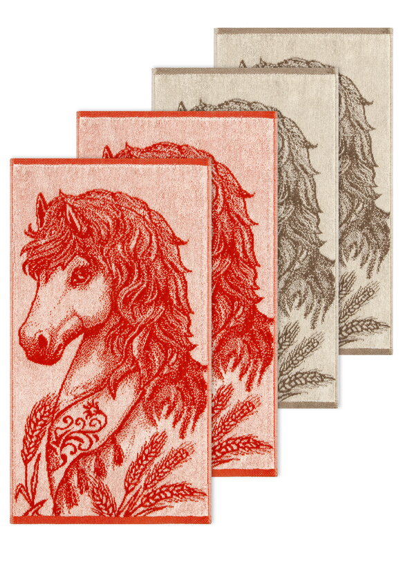 Полотенце махровое Символ года, 4 шт. шир.  580, рис. 1