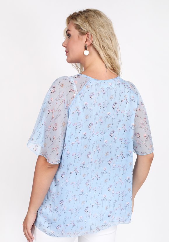 Блуза Искрометный взгляд шир.  580, рис. 9